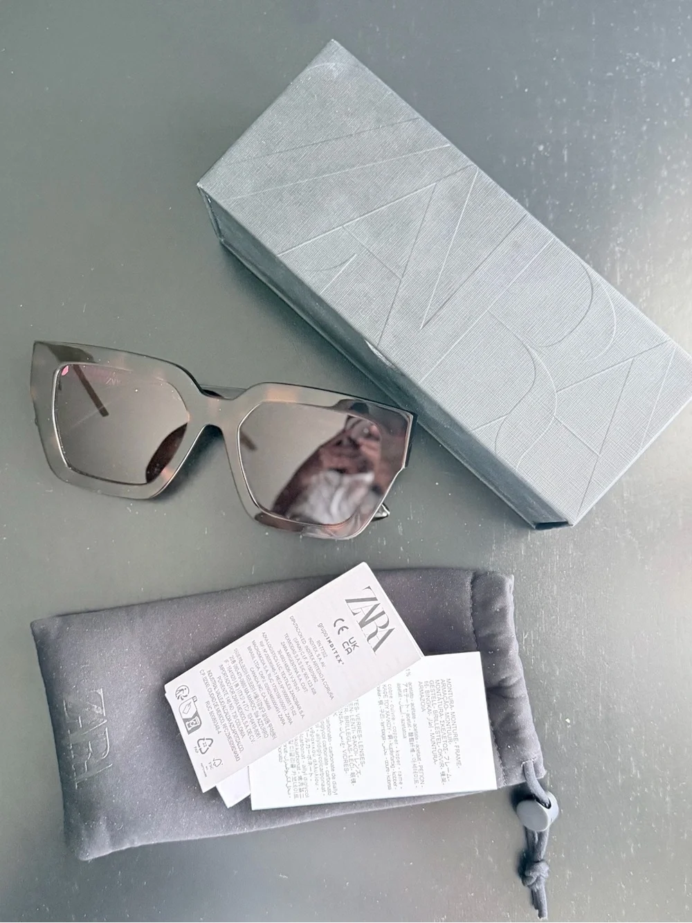 ZARA | Squared Sunglasses | NWT - Picture 4 of 10